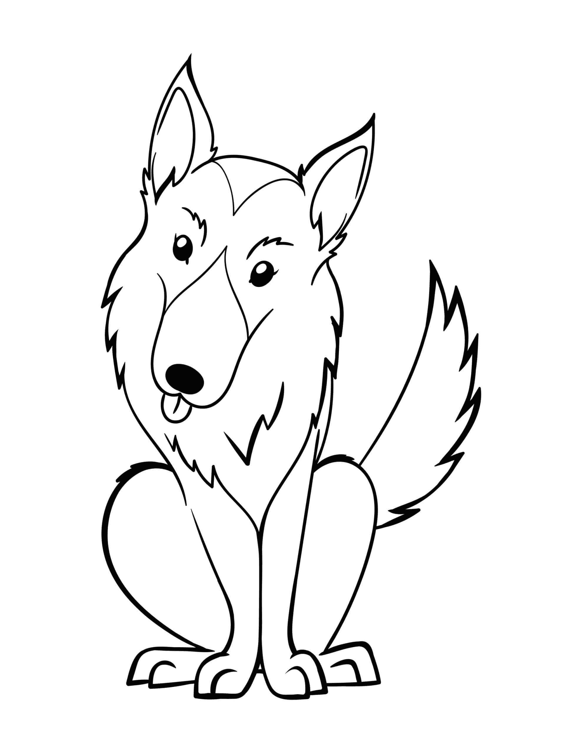  Wolf Ausmalbilder Wildbr cke