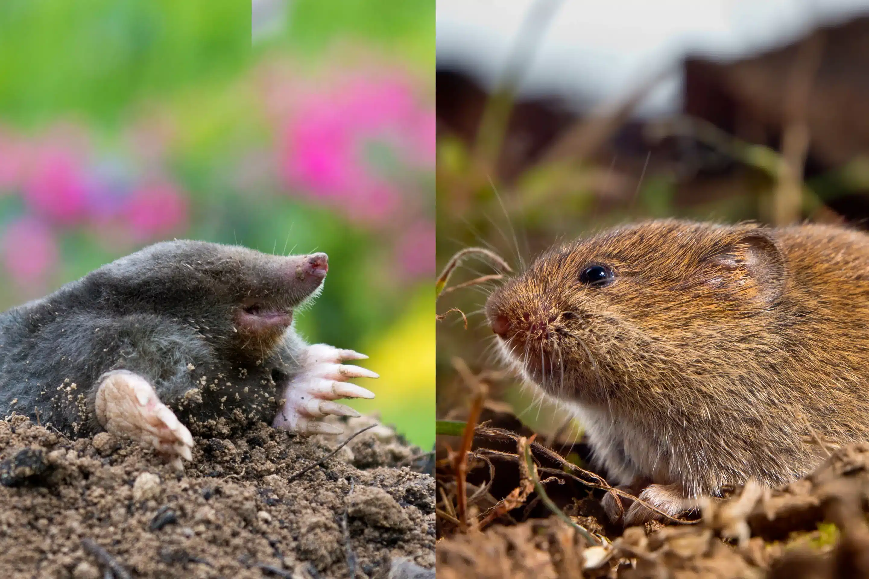 Maulwurf oder Wühlmaus - Wildtiere in Deutschland