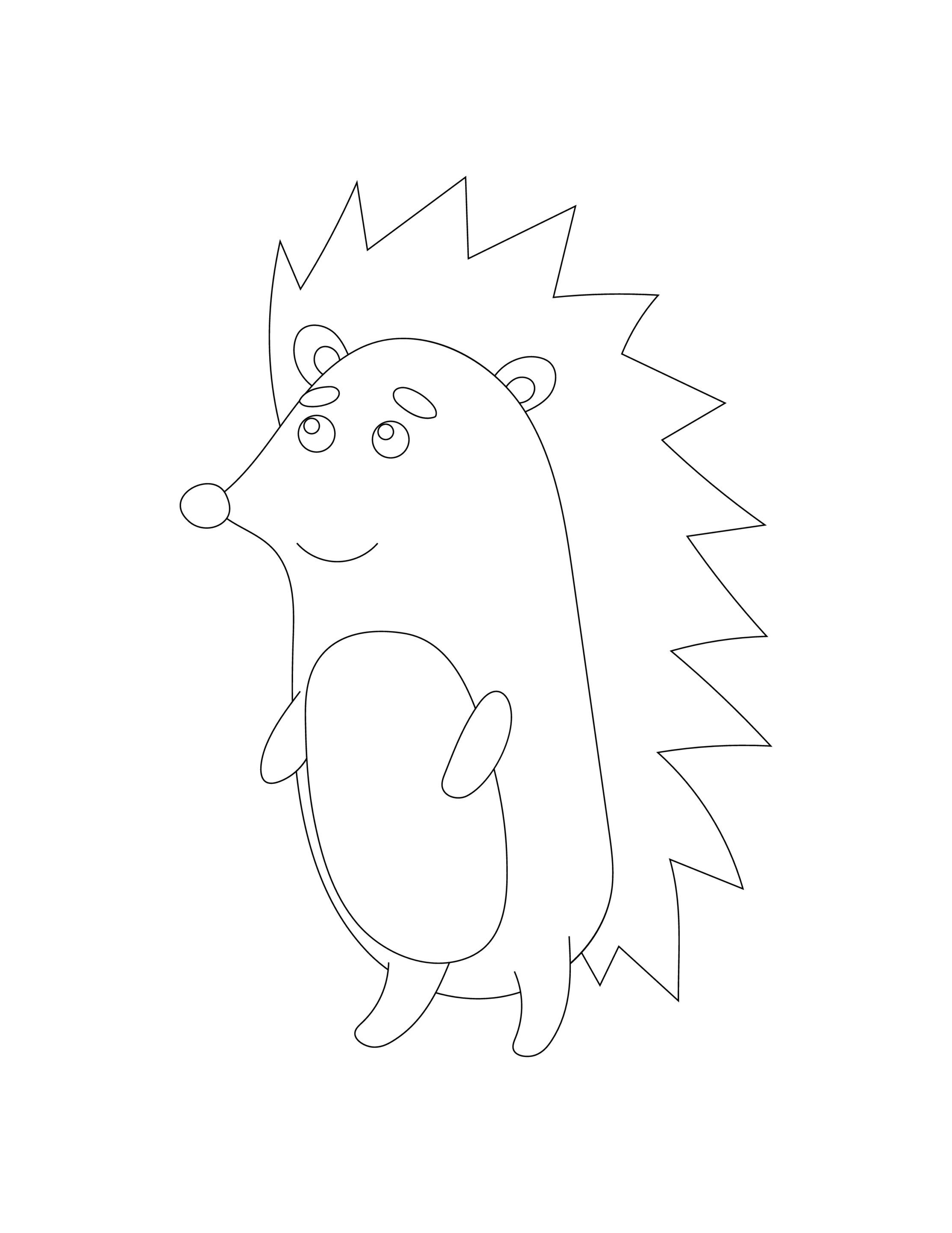 Wolf kostenloses Ausmalbild - Wildtiere in Europa (20)